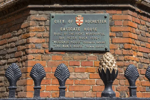 Rochester, İngiltere'de evde Eastgate — Stok fotoğraf