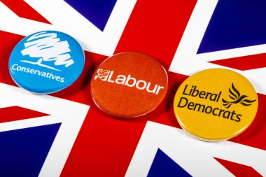Conservatives, Labour and Liberal Democrats clipart