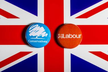 Conservative Party and Labour Party clipart