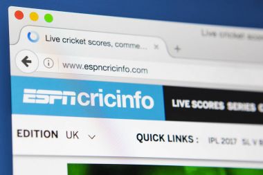 Cricinfo kriket Web sitesi