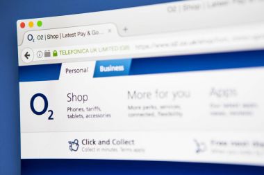 O2 Resmi web sitesi