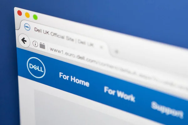 Dell resmi web sitesi — Stok fotoğraf