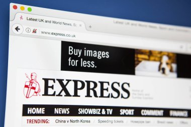 Daily Express Web sitesi