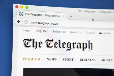 Daily Telegraph Gazetesi Web sitesi