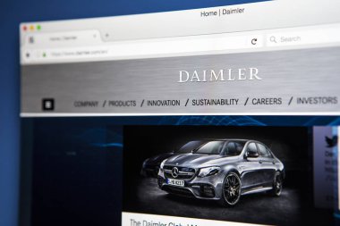 Daimler Ag Web sitesi