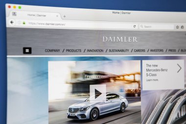 Daimler Ag Web sitesi