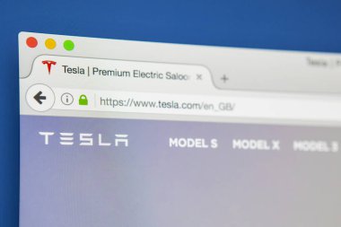 Tesla resmi web sitesi