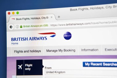 British Airways Web sitesi