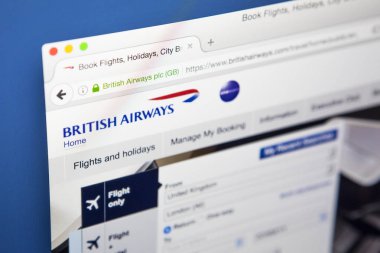 British Airways Web sitesi