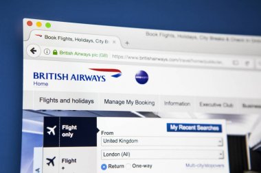 British Airways Web sitesi