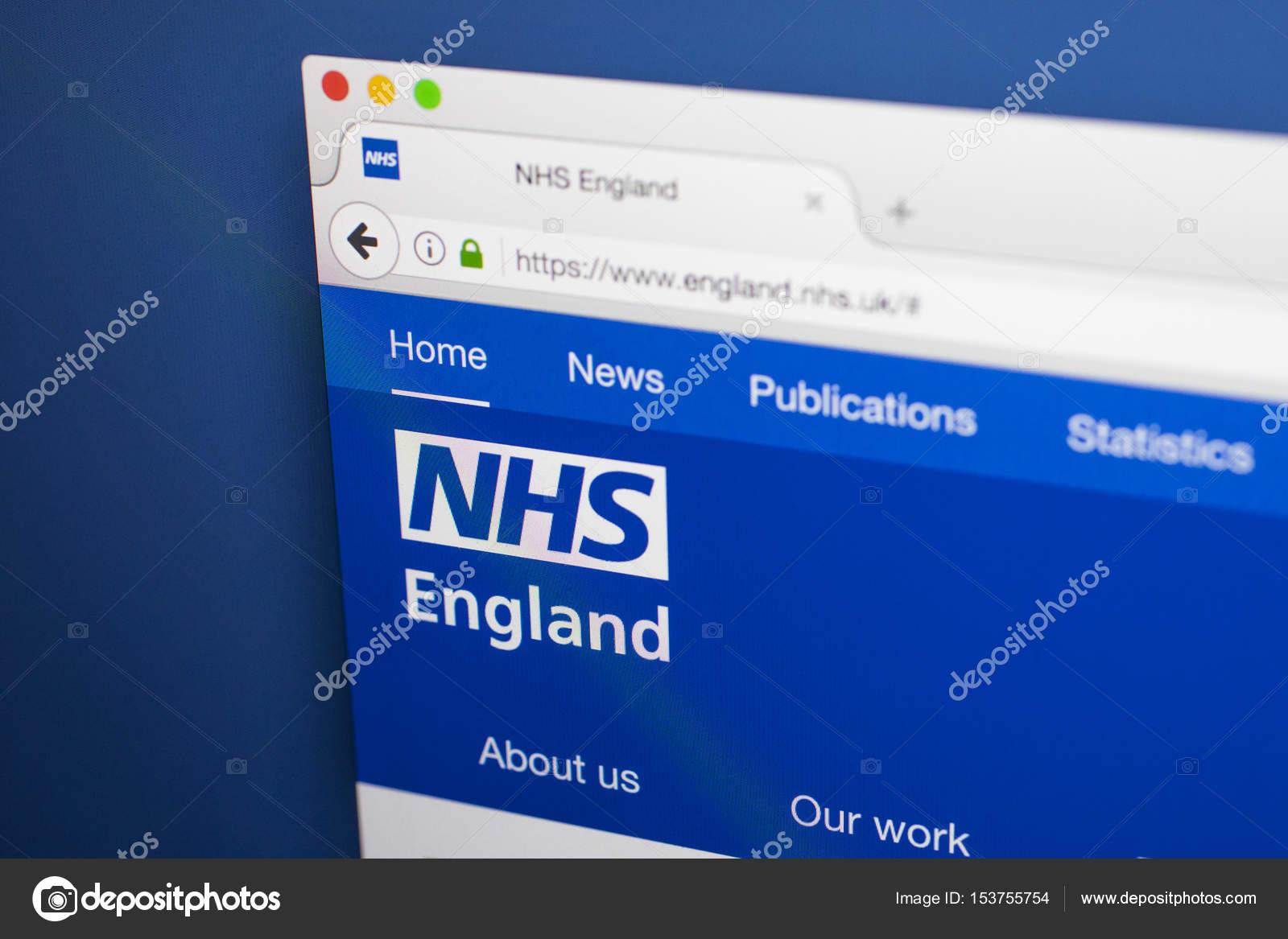NHS England Website – Stock Editorial Photo © chrisdorney #153755754