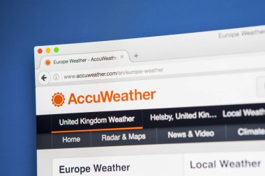 Accu hava durumu Web sitesi