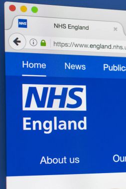 NHS İngiltere'de Web sitesi