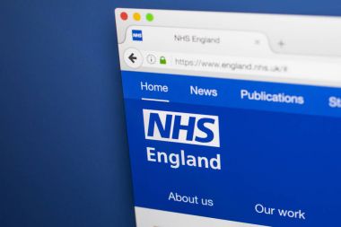 NHS İngiltere'de Web sitesi