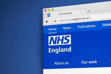 NHS İngiltere'de Web sitesi