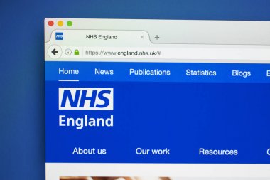 NHS İngiltere'de Web sitesi