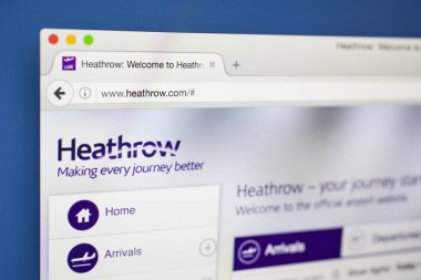 Heathrow Havaalanı Web sitesi
