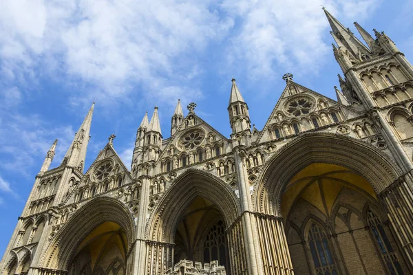 Peterborough Cathedral in the UK — Stock Photo, Image