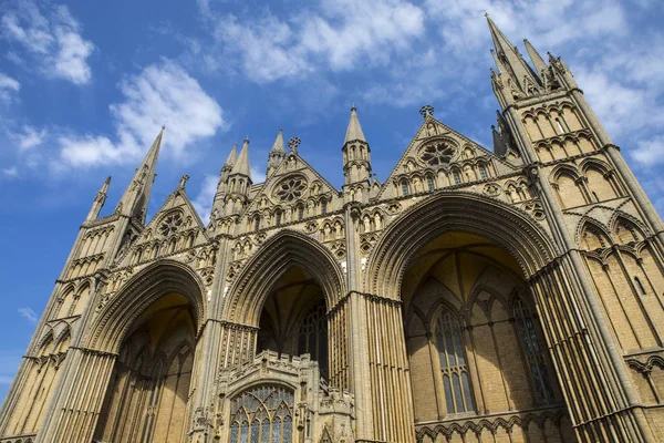 Peterborough Cathedral in the UK — Stock Photo, Image