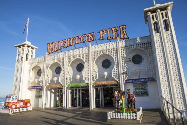 Brighton Pier East Sussex'deki / daki