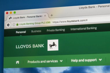 Lloyds Bank Web sitesi
