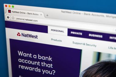 NatWest banka Web sitesi