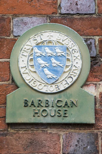 Barbican Haus in lewes — Stockfoto