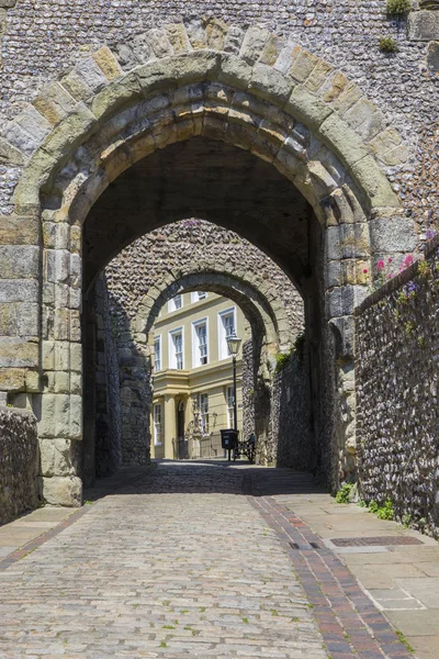 Porta Barbican al Castello di Lewes — Foto Stock