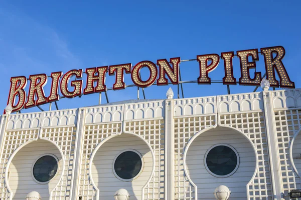 Brighton Pier i East Sussex — Stockfoto