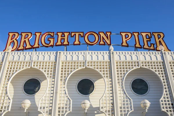 Brighton Pier dans l'est du Sussex — Photo