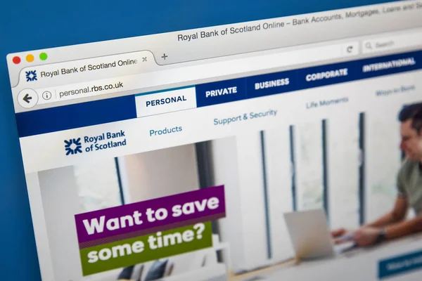 Royal Bank of Scotland Web sitesi