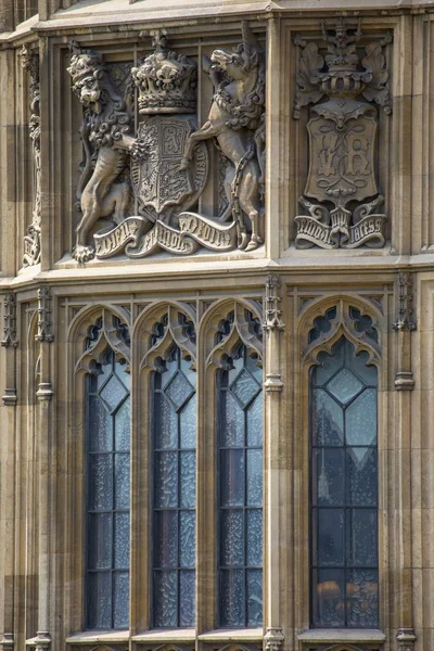 Architektura Pałacu Westminsterskiego — Zdjęcie stockowe