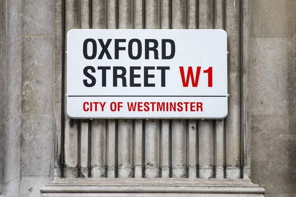 Oxford Street in London — Stockfoto