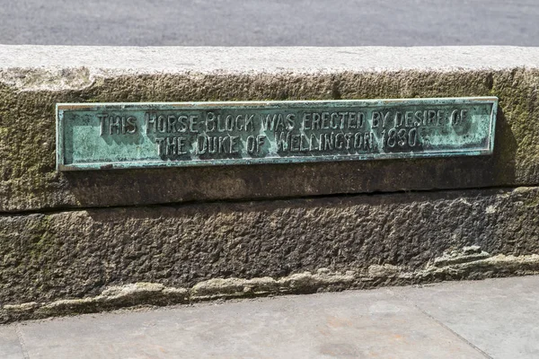 Duke of Wellington Horse Block in London — Stock Photo, Image