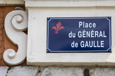 Place du General de Gaulle in Lille clipart
