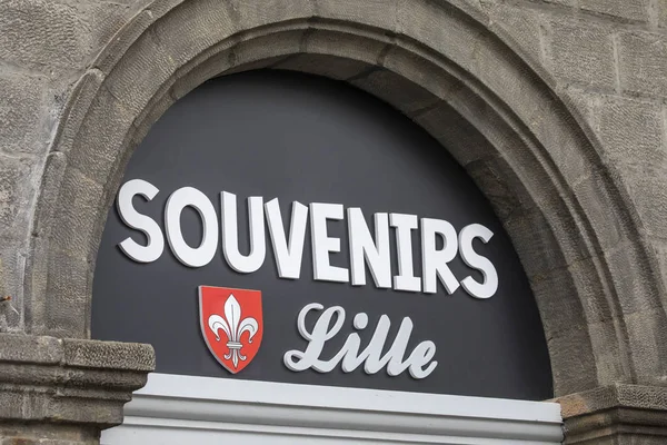 Souvenirbutik i Lille — Stockfoto