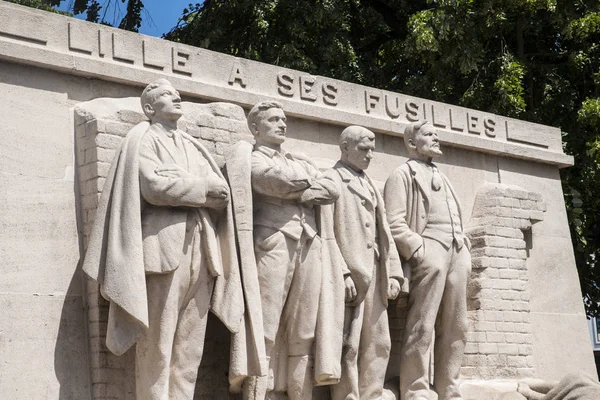 Lille A Ses Fusilles Monument — Φωτογραφία Αρχείου