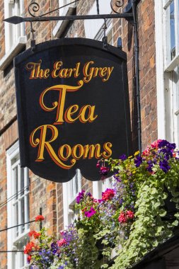 The Earl Grey Tea Rooms in York clipart