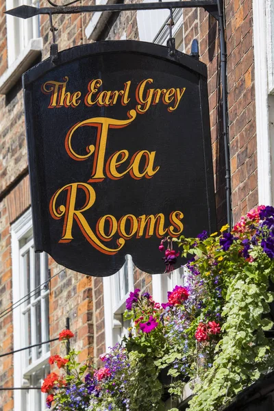 De Earl Grey thee kamers in York — Stockfoto