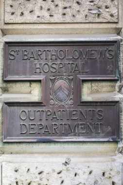 St. Bartholomews Hospital in London clipart