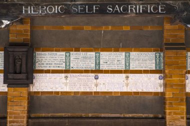 Memorial to Heroic Self Sacrifice in London clipart