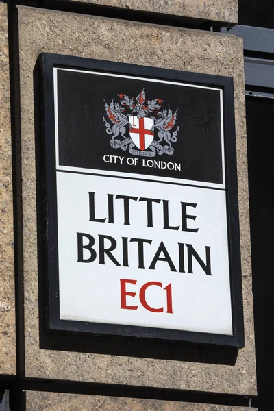 Little Britain Street tecken i London — Stockfoto