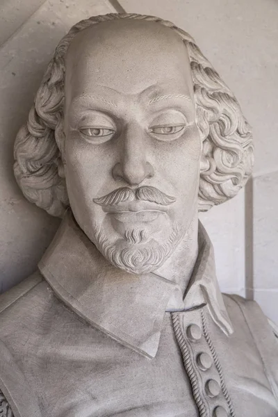 William Shakespeare busto em Londres — Fotografia de Stock