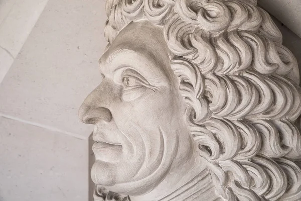 Sir Christopher Wren sculptuur in Londen — Stockfoto