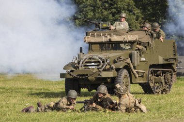 Amerikan Dünya Savaşı iki asker 