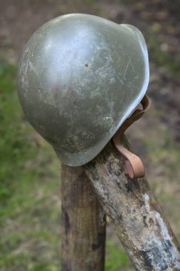 American World War Two Helmet clipart