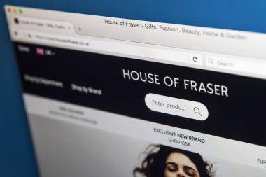 House Fraser Web sitesi