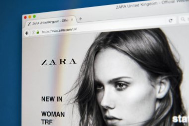 Zara perakende Web sitesi