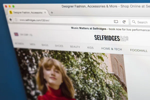 Selfridges resmi web sitesi