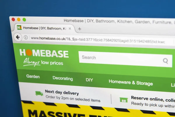 Homebase perakende Web sitesi